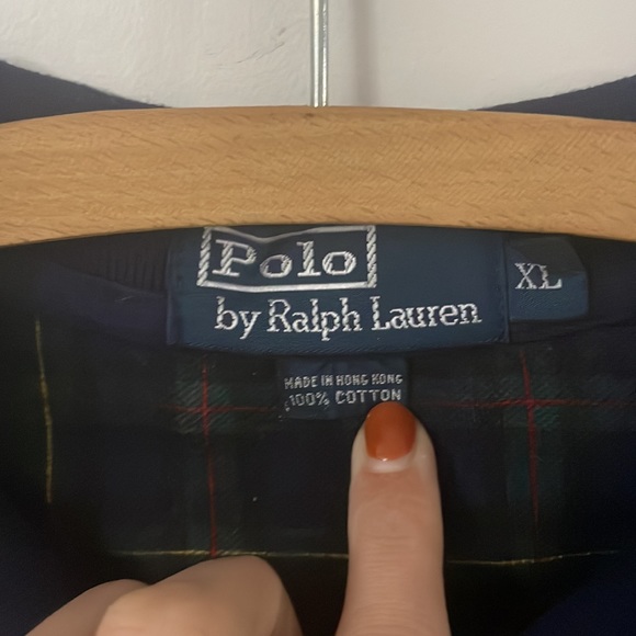 Vintage Patchwork ‘Made in Hong Kong’ Ralph Lauren Polo - Picture 5 of 7